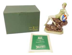 A Kevin Francis for Peggy Davies Ceramics figure modelled as Beach Belle, modelled by Andy Moss,...