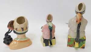 Three Kevin Francis Ceramics Clarice Cliff related items of pottery, comprising a Clarice Cliff... - 3