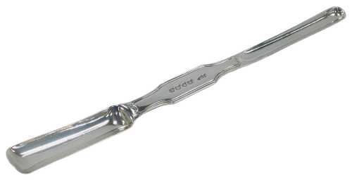 A Victorian silver double-ended marrow scoop, London 1854, 1.87oz.