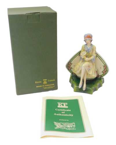 A Kevin Francis for Peggy Davies Ceramics figure modelled as Charlotte Rhead, modelled by Andy...