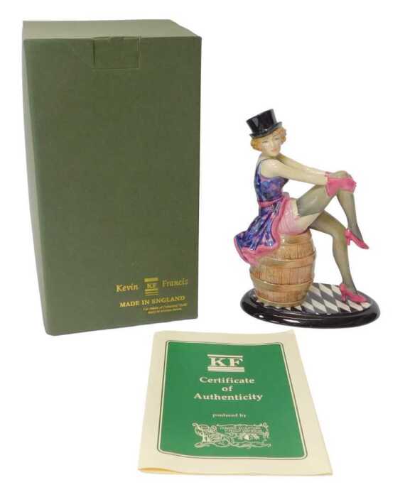 A Kevin Francis for Peggy Davies Ceramics figure modelled as Marlene Dietrich, modelled by Andy...