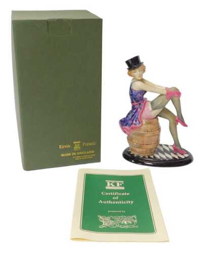 A Kevin Francis for Peggy Davies Ceramics figure modelled as Marlene Dietrich, modelled by Andy...