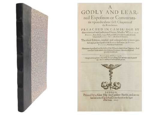 Perkins (William). A Godly and Learned Exposition or Commentarie Upon the Three First Chapters...