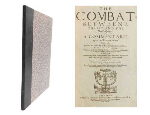 Perkins (M William). The Combat Betweene Christ and the Diuell Displayed, or a Commentarie Upon...