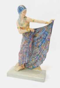 A Kevin Francis Ceramics figure modelled as a Persian Dancer, modelled by Geoff Blower, limited... - 2