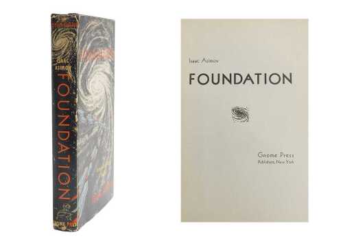 Asimov (Isaac). Foundation, first edition, hardback with dust jacket, published by Gnome Press,...