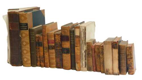 18thC and later antiquarian books, to include The Works of Laurence Sterne, Guthrie's Geography...