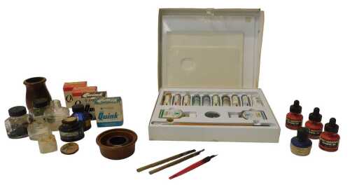 Artist's related materials, to include a Winsor and Newton Winton oil colour painting set, No. 2,...