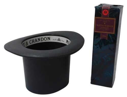 A bottle of 1988 Moet & Chandon Champagne, 75cl, boxed, together with a novelty plastic Moet &...