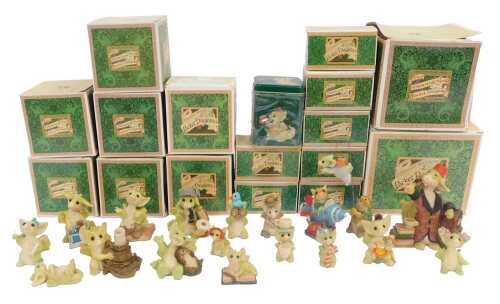 A group of Real Musgrave The Whimsical World of Pocket Dragons figures, boxed.