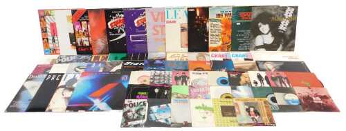 LP records, to include The Pretenders, Status Quo, Madonna, Ramones, Michael Jackson, together...
