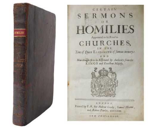 Certain Sermons or Homilies, Appointed to be Read in Churches in the Time of Queen Elizabeth of...