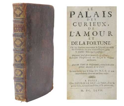 [de Verville (Fran&ccedil;ois B&eacute;roalde)]. Le Palais des Curieux de L'amour et de la Fortune,...
