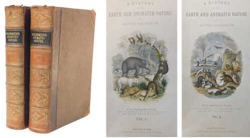Goldsmith (Oliver). A History of the Earth and Animated Nature, 2 vols, additional engraved...