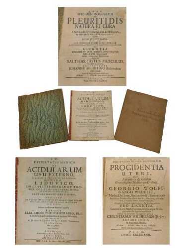 Disertatios Medica Inauguralis.- Forster (Christian Wilhelm) de Procedentia Uteri..., Jena,...