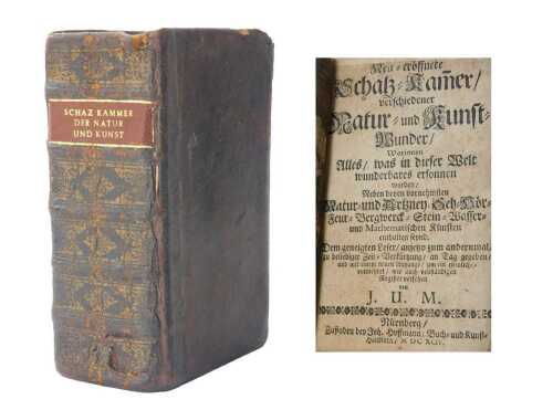 Muller (Johann Ulrich). Neu-eroffnete Schatz-Kammer Verschiedener Natur -und Kunst-Wunder,...