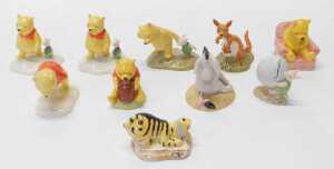 Ten Royal Doulton The Winnie the Pooh Collection figures, comprising Eeyore's Tail WP7, Winnie... - 2