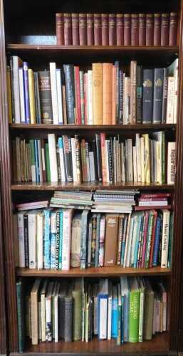 Books, mixed interest, relating to cookery, gardening, fishing, various works by Charles Dickens,...