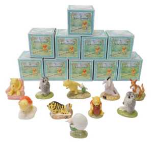 Ten Royal Doulton The Winnie the Pooh Collection figures, comprising Winnie the Pooh in the...