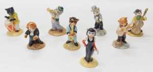 Eight Beswick cat band figures, comprising Calypso Kitten CC2, Feline Flamenco CC7, Purrfect... - 2