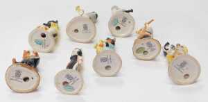 Eight Beswick cat band figures, comprising Calypso Kitten CC2, Feline Flamenco CC7, Purrfect... - 3