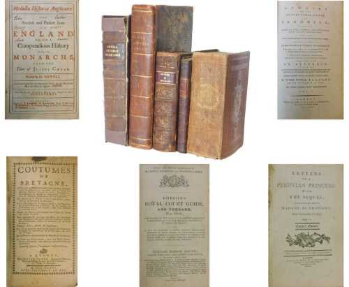 Antiquarian Books. 18thC antiquarian works, comprising Doctor Howell, The Ancient and Present...