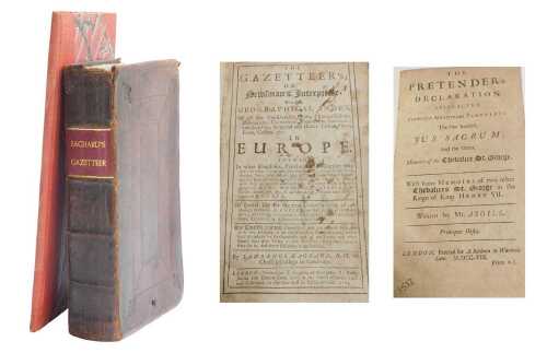 Eachard (Lawrence). The Gazetteer's, or, Newman's Interpreter, being a Geographical Index in...