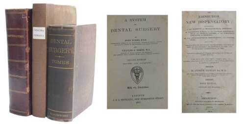 Tomes (Charles & John). A System of Dental Surgery, publisher's cloth, 1873: Duncan (Andrew) The...