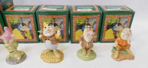 A Royal Doulton Snow White and the Seven Dwarves set, comprising Snow White SW11, together with... - 5