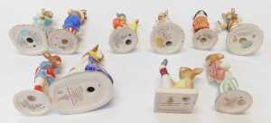 Ten Royal Doulton Bunnykins figures, comprising Morris Dancer Bunnykins DB204, Britannia... - 3