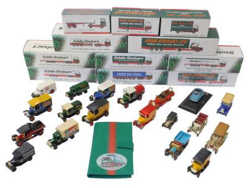 Various Eddie Stobart diecast lorries, to include a Volvo FH fridge trailer Emma Jade H4663,...