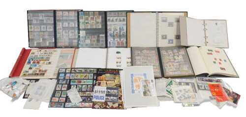Philately. QEII used, commemorative, some in albums, unused albums, loose stamps, collector's...