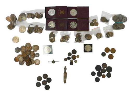 Pre decimal copper coinage, commemorative crowns to include a Churchill crown, various Festival...