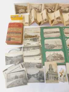 An early 20thC postcard album, and later postcard albums, containing topographical postcards, to... - 2