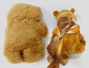 A Real Soft Toys Teddy bear, bearing label, 43cm high, together with an early 20thC jointed... - 2