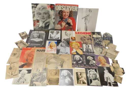 A group of ephemera relating to Marilyn Monroe, to include You magazine dated July 26th 1987,...