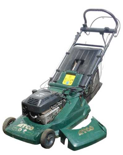 An Atco Viscount 19SE petrol lawnmower, with a Briggs & Stratton Quantum XTL45 motor.