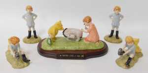 A group of Royal Doulton The Winnie the Pooh Collection figures, comprising Christopher Robin... - 2