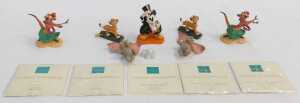 A group of Walt Disney Classics Collection Collector's Society Membership sculptures, comprising... - 5