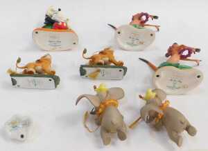 A group of Walt Disney Classics Collection Collector's Society Membership sculptures, comprising... - 6