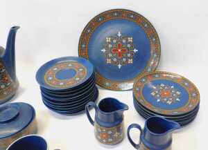 A Winterling Bavaria pottery part coffee service, comprising coffee pot, eleven cups, twelve... - 2