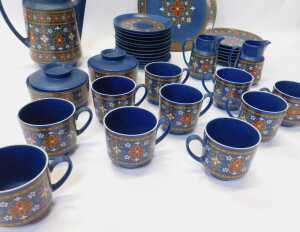 A Winterling Bavaria pottery part coffee service, comprising coffee pot, eleven cups, twelve... - 4