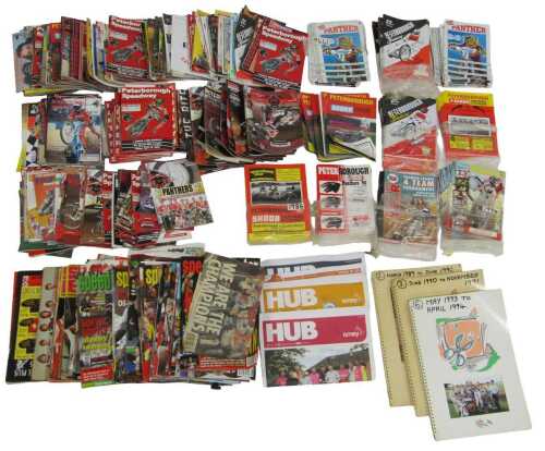 Speedway-related ephemera, to include various programmes from the 1990s and 2000s, cuttings,...