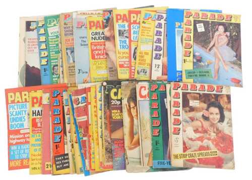 Gentleman's glamour magazines, etc., to include The Stocking Parade, Parade, Nugget, etc. (a...
