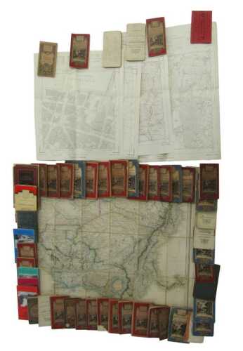 Ordnance Survey maps, to include official blue and red covered examples, James Wyld, map of...
