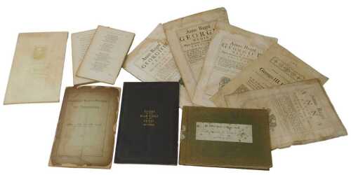 Various Naval related Acts of Parliament, for 1708, 1724, 1728 and 1781, Guide to Japan,...