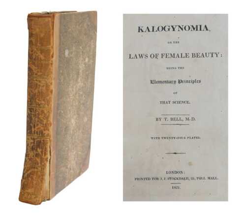Bell (T). Kalogynomia, first edition, half calf over patterned boards, bookplate of Samuel...