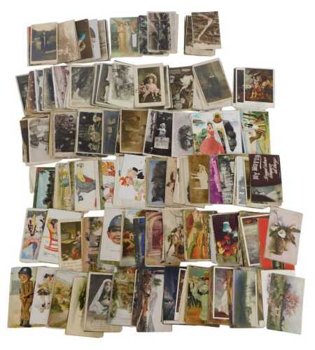 Early 20thC and later postcards, to include some novelty, real photo, etc. (a quantity) From the...