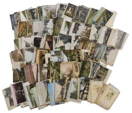 Assorted postcards, to include real photo, Yorkshire, Scotland, Derbyshire, etc. (a quantity)...
