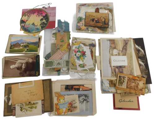 Ephemera, to include bookmarks, scraps, postcards, etc. (a quantity) From the collection of...